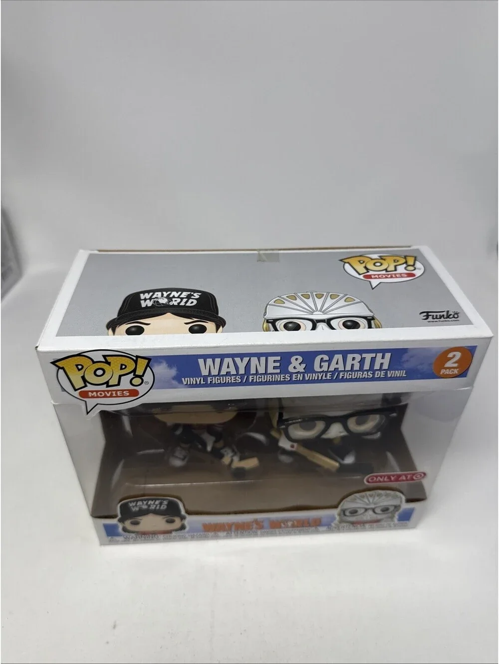 FUNKO POP MOVIES 2 PACK WAYNE'S WORLD WAYNE & GARTH HOCKEY TARGET EXCLUSIVE